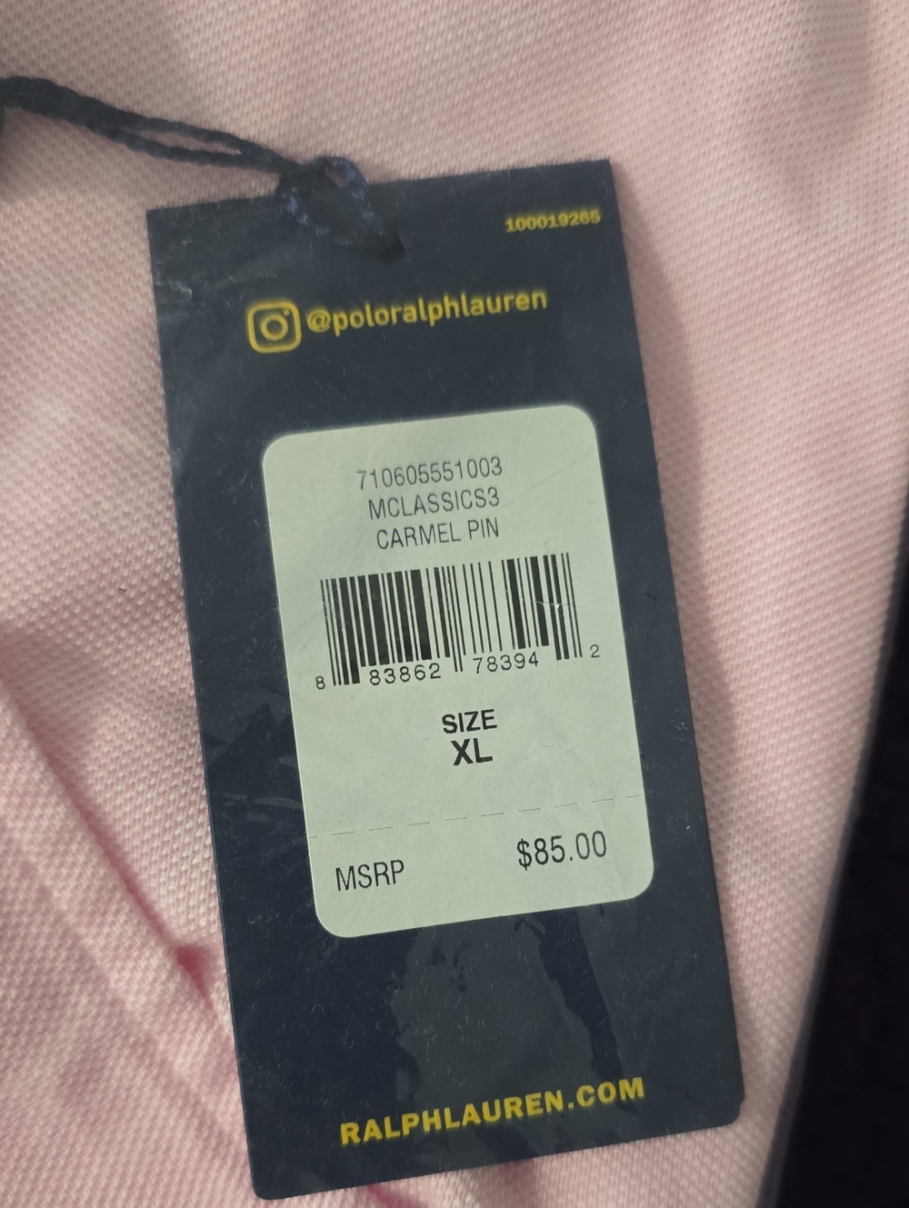 Polo by Ralph Lauren Light Pink Button-Down Polo Shirt - Picture 3 of 5